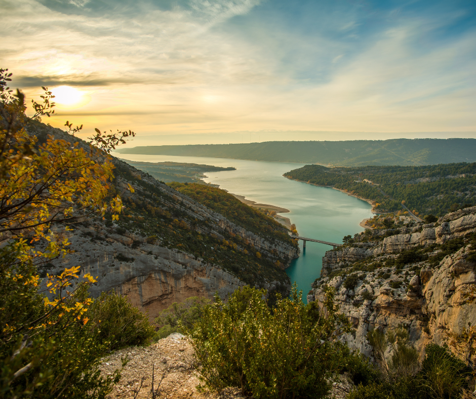 Gorges du verdon from above
